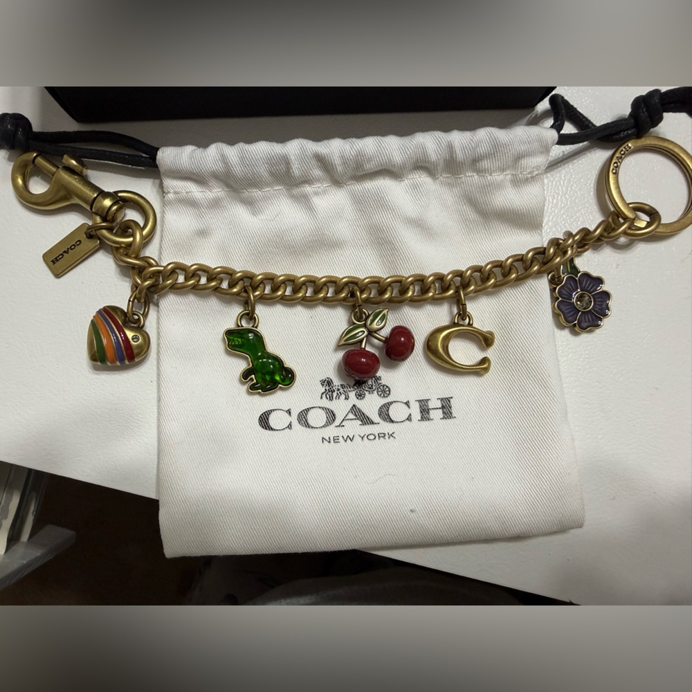 Coach MotifChain Bag Charm